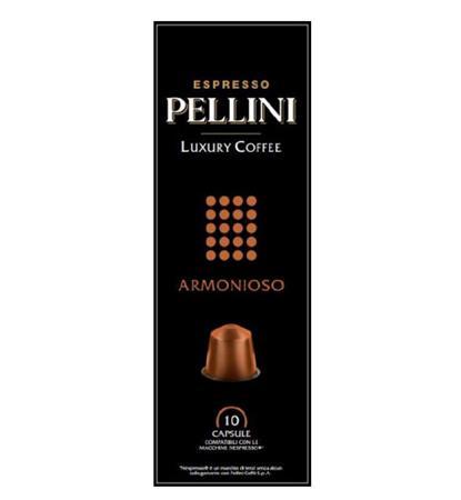 Kávový kapsuly, do kávovarov Nespresso®, 10 ks, PELLINI "Armonioso"