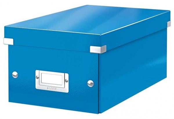 Škatuľa na DVD, LEITZ "Click&Store", modrá