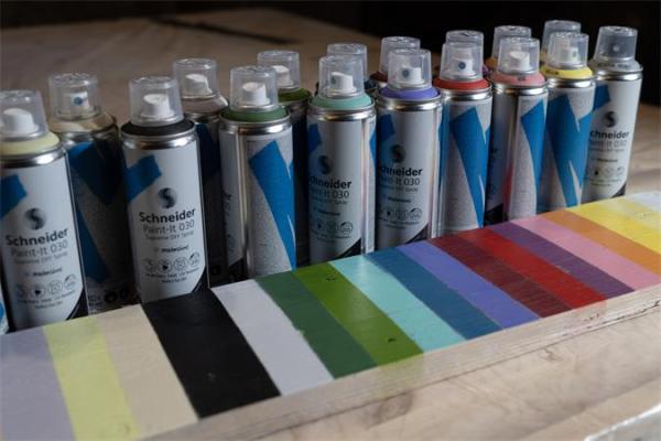 Akrylová farba v spreji, 200 ml, SCHNEIDER "Paint-It 030", fialová