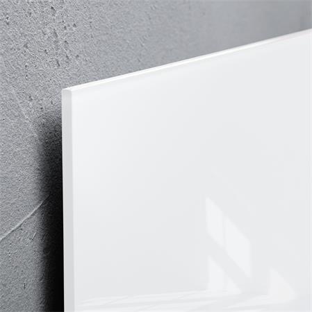 Magnetická sklenená tabuľa,  60x40 cm, SIGEL "Artverum® ", biela
