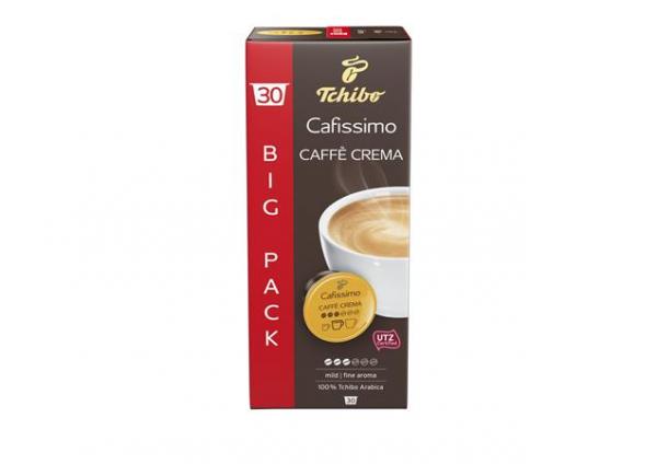 Kávová kapsula, 30 ks, TCHIBO "Cafissimo Caffé Crema Fine"
