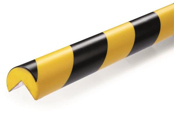Ochranný profil na rohy, DURABLE "C25R", žltá-čierna