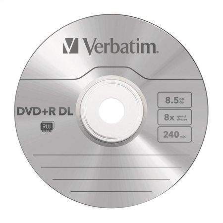 DVD+R disk, dvojvrstvový, 8,5GB, 8x, 1 ks, klasický obal, VERBATIM "Double Layer"