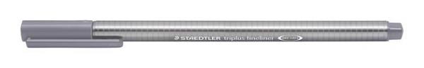Liner, 0,3mm, STAEDTLER "Triplus", šedá