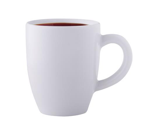 . Kávová-čajová šálka, biela, 35 cl, 6 ks sada "Economic"