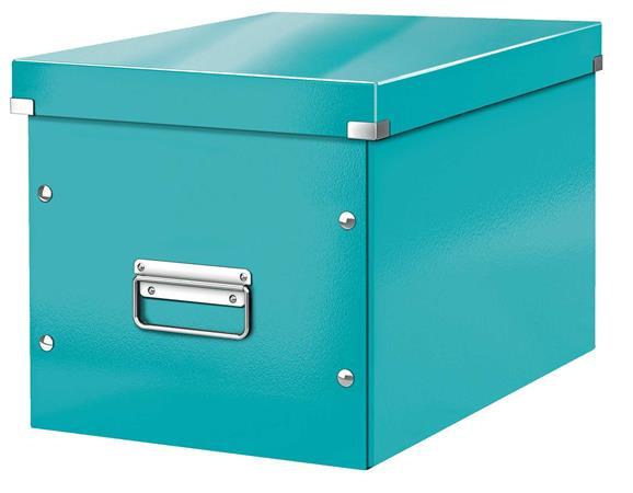Škatuľa, rozmer L, LEITZ "Click&Store", ľadovo modrá