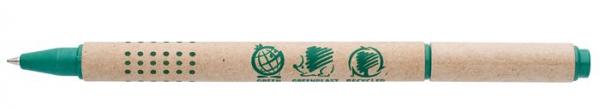 ICO Guľôčkové pero "Green", materiál tela pera: papier, 40 ks