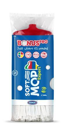 Mop, priemyselný BONUS "SoftMOP", červený