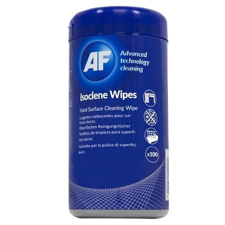 Antibakteriálne čistiace utierky, s isopropyl alkoholom, 100 ks,  AF "Isoclene"