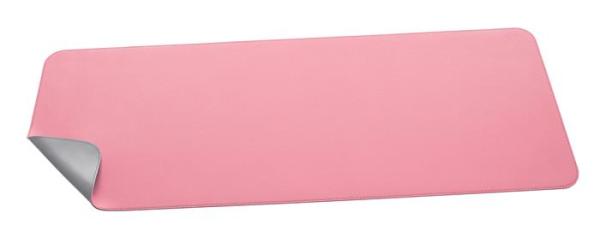 Podložka na stôl, 800x300 mm, obojstranná, SIGEL, ružovo-strieborná
