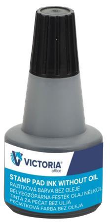 Pečiatková farba, 30 ml, VICTORIA OFFICE, čierna 1