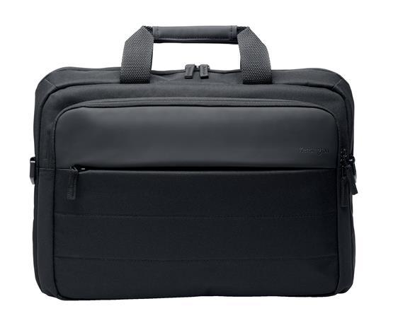 Taška na notebook, 16", z recyklovaného materiálu, KENSINGTON "EQ Briefcase", čierna 1