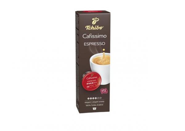 Kávové kapsuly, 10 ks, TCHIBO "Cafissimo Espresso Elegant"