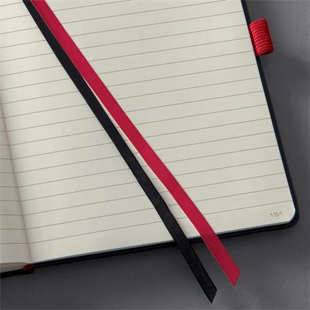 Zápisník, exkluzívny, A5, linajkový, 97 strán, tvrdá obálka, SIGEL "Conceptum Red Edition"