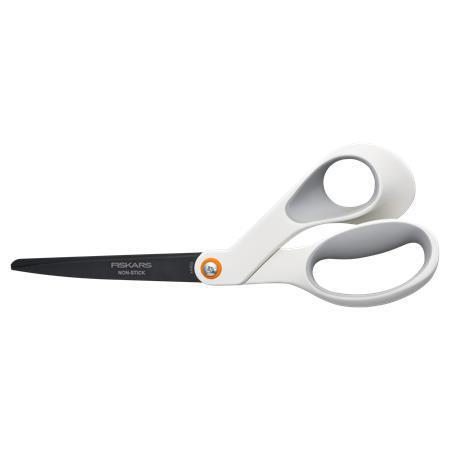 Nožnice, univerzálne, s nepriľnavým povrchom, 21 cm, FISKARS "Titanium", biela 2