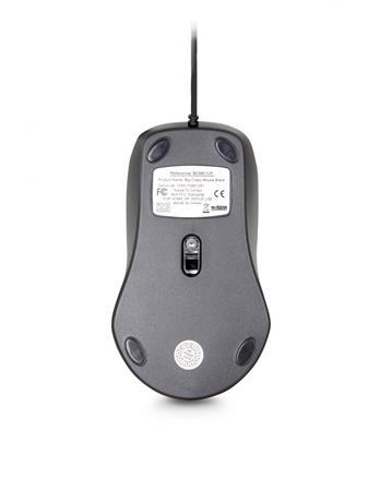 Myš, drôtová, optická, stredná veľkosť, USB, URBAN FACTORY "Big Crazy", čierna