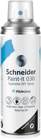Akrylová farba v spreji, 200 ml, SCHNEIDER "Paint-It 030", priehľadný lesklý náter