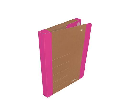 Box na dokumenty, 30 mm, kartón, A4, DONAU "Life", neónovo ružová