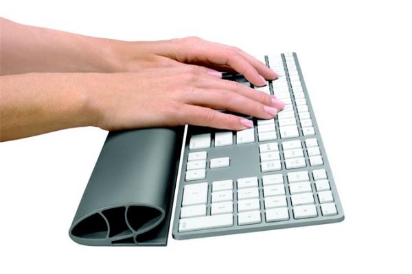 Opierka zápästia ku klávesnici, silikónová, FELLOWES "I-Spire Series™", grafitovo sivá