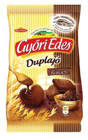 GYŐRI Sušienky "Győri édes duplajó", kakaové, máčané v čokoláde