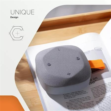 Reproduktor, prenosný, Bluetooth 5.3, CANYON „Hexagon 10“, sivooranžový 5