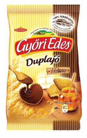 GYŐRI Sušienky "Győri édes duplajó", medové, máčané v čokoláde
