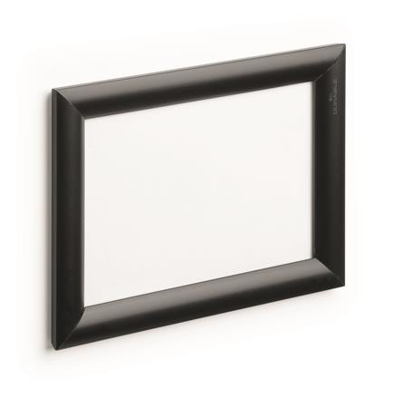 Plagátová tabuľa, nástenná, A5, hliníkový rám, DURABLE, čierna 2