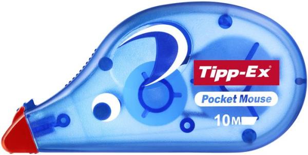 Korekčný roller, 4,2 mm x 10 m, TIPP-EX "Pocket Mouse"