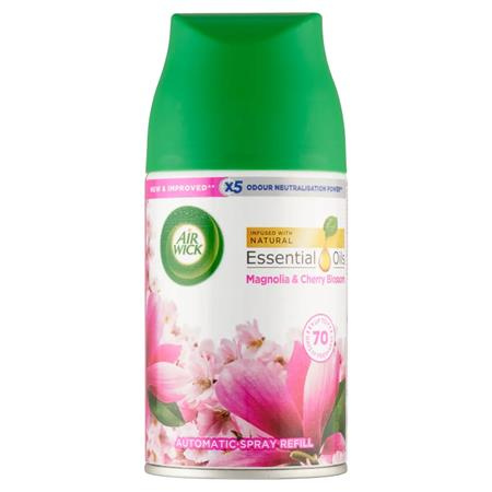 Náplň do osviežovača vzduchu, automatická, 250 ml, AIR WICK "Freshmatic", magnólia a kvet