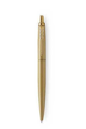 Guľôčkové pero, 0,7 mm, stláčací mechanizmus, zlatý klip, zlaté telo, PARKER, "Royal Jotte