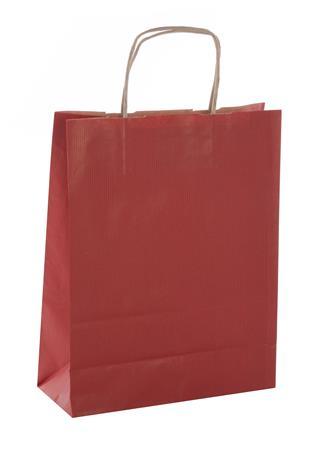 Darčeková taška, 24x11x31 cm, APLI, červená