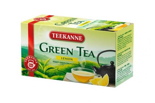 Zelený čaj, 20x1,75 g, TEEKANNE, citrónový