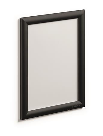 Plagátová tabuľa, nástenná, A4, hliníkový rám, DURABLE, čierna