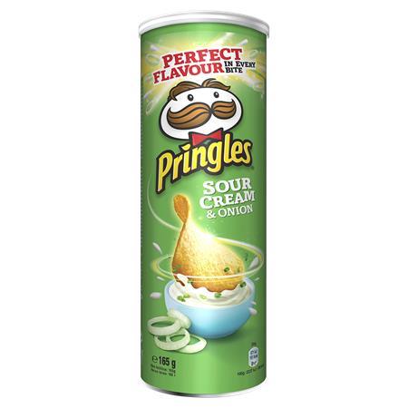 Chips, 165 g, PRINGLES, kyslá smotana-cibuľa