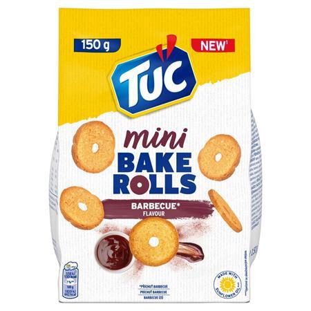 Opečené chlebové krúžky, 150 g, TUC "Mini Bake Rolls", barbecue 1