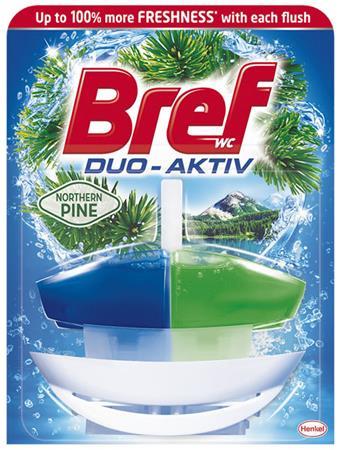 WC gél, 50 ml, BREF "Duo Aktiv", borovica