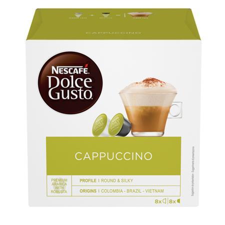 NESCAFE Kávové kapsuly, 16 ks,  NESCAFÉ "Dolce Gusto Cappuccino"