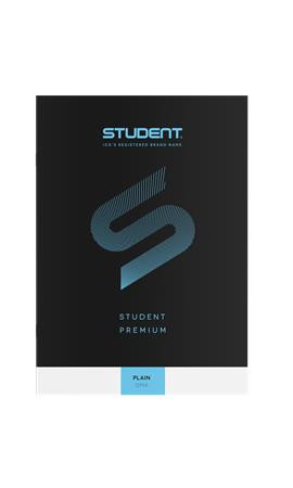 Zošit, A4, čistý, 32 listov, ICO "Student Premium", čierny 1