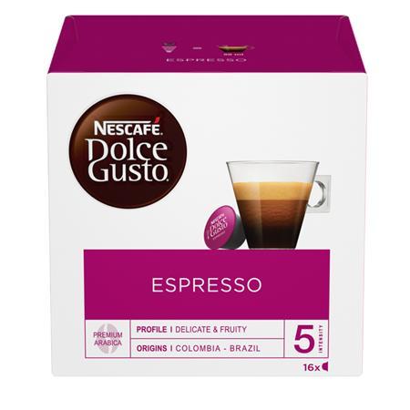 NESCAFE Kávové kapsuly, 16 ks,  NESCAFÉ "Dolce Gusto Espresso"