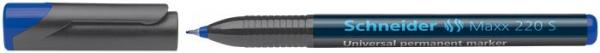 Permanentný popisovač, OHP, 0,4 mm, SCHNEIDER "Maxx 220 S", modrý