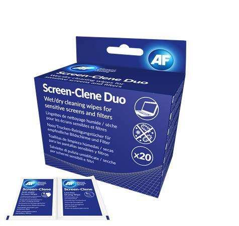 AF Čistiace utierky na monitory "Screen-Clene duo", vhké/suché