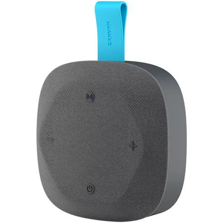 Reproduktor, prenosný, Bluetooth 5.3, CANYON „Hexagon 10“, sivomodrý
