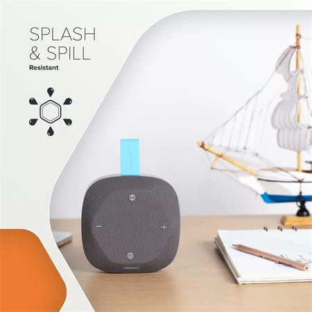 Reproduktor, prenosný, Bluetooth 5.3, CANYON „Hexagon 10“, sivomodrý 5