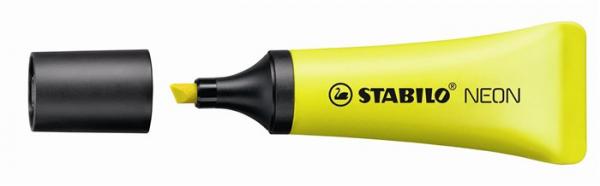 Zvýrazňovač, 2-5 mm, STABILO "Neon", žltý