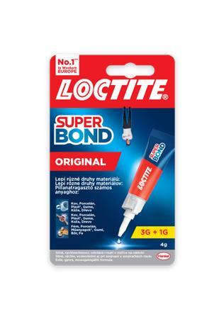 Sekundové lepidlo, 4 g, HENKEL "Loctite Super Bond Original"
