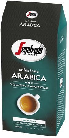 Káva, pražená, zrnková, 1000 g, SEGAFREDO "Selezione Arabica"
