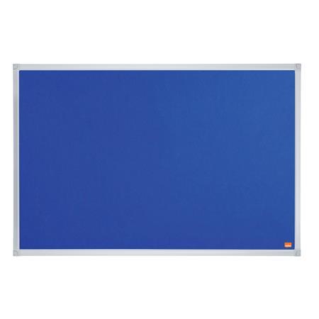 Odkazová tabuľa, hliníkový rám, 90x60 cm, NOBO "Essential", modrá