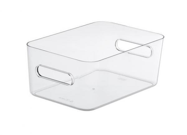 Úložný box, plastový, 5,3 l, SMARTSTORE "Compact Clear M", priehľadný