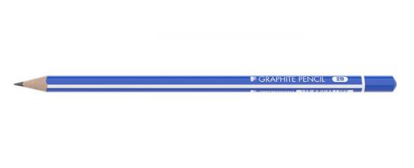 Grafitová ceruzka, 2B, trojhranná, ICO "Signetta"