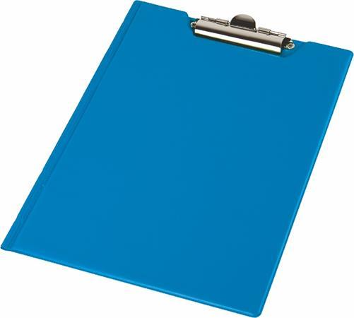 PANTA PLAST Podložka na písanie, s príklopom,  A4, rohové vrecko, PANTAPLAST, modrá